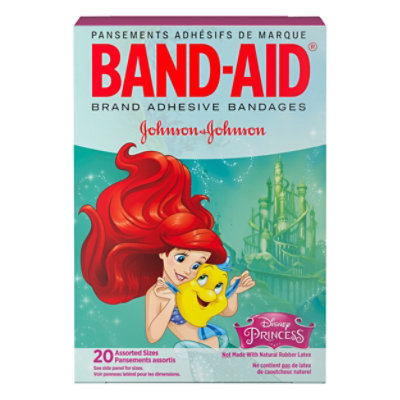 BAND-AID Brand Adhesive Bandages Disney Princess Assorted Sizes - 20 Count - Image 3