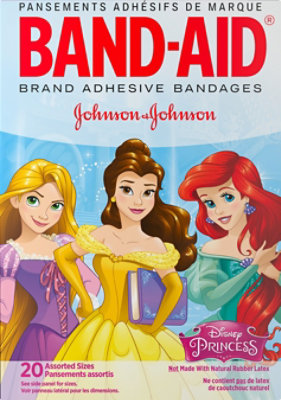 BAND-AID Brand Adhesive Bandages Disney Princess Assorted Sizes - 20 Count - Image 4