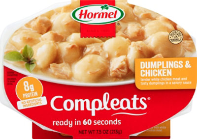 Hormel Compleats Microwave Meals Comfort Classics Dumplings & Chicken - 7.5 Oz - Image 2