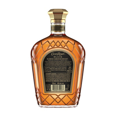 Crown Royal Black Blended Canadian Whisky - 750 Ml - Image 2