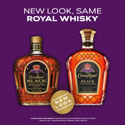 Crown Royal Black Blended Canadian Whisky - 750 Ml - Image 3