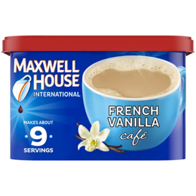 Maxwell House International French Vanilla Cafe Style Instant Coffee Mix Canister - 8.4 Oz - Image 2