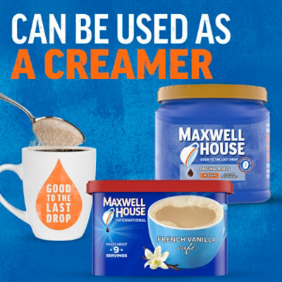 Maxwell House International French Vanilla Café-Style Instant Coffee Beverage Mix - 8.4 Oz - Image 5