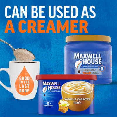 Maxwell House International Vanilla Caramel Latte Café-Style Instant Coffee Beverage Mix - 8.7 Oz - Image 4
