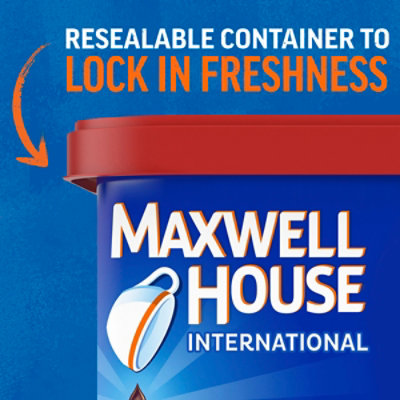 Maxwell House International Vanilla Caramel Latte Café-Style Instant Coffee Beverage Mix - 8.7 Oz - Image 5