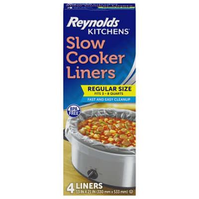 Reynolds Kitchens Slow Cooker Liners Regular Size - 4 Count - Image 1