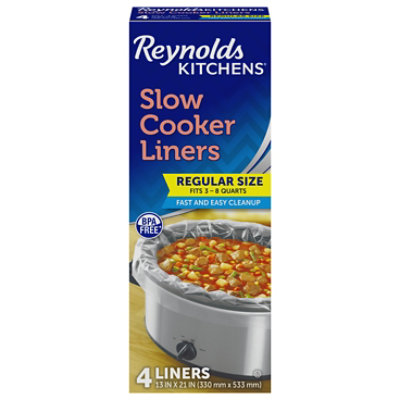 Reynolds Kitchens Slow Cooker Liners Regular Size - 4 Count