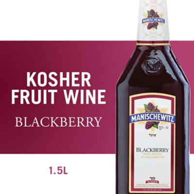 Manischewitz Blackberry Fruit Wine - 1.5 Liter - Image 2