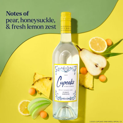 Cupcake Vineyards Pinot Grigio White Wine - 750 Ml - Image 2