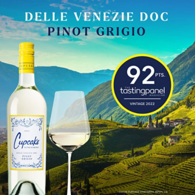 Cupcake Vineyards Pinot Grigio White Wine - 750 Ml - Image 3