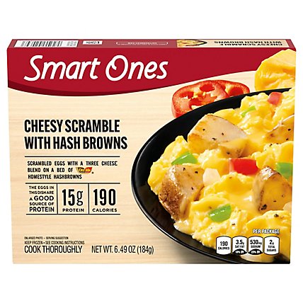 Smart Ones Tasty American Favorites Meal Cheesy Scramble With Hash Browns - 6.49 Oz - Image 2
