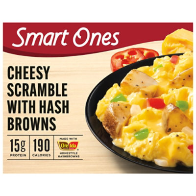 Smart Ones Tasty American Favorites Meal Cheesy Scramble With Hash Browns - 6.49 Oz