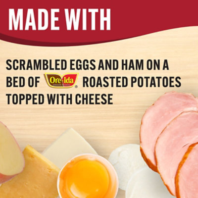 Smart Ones Ham & Cheese Scramble with Egg Whites Ham Potatoes & Cheese Frozen Meal Box - 6.49 Oz - Image 2