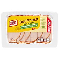 Oscar Mayer Deli Fresh Oven Roasted Turkey Breast Sliced Lunch Meat Family Size Tray - 16 Oz - Image 2