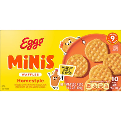 Eggo Minis Frozen Waffles Homestyle with Maple Flavor Frozen Breakfast 40 Count - 10.9 Oz - Image 5