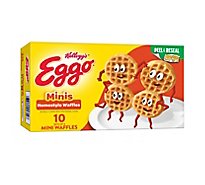 Eggo Mini Frozen Breakfast Waffles Homestyle with Maple Flavor 10 Count - 10.9 Oz