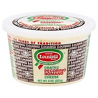 Locatelli Cheese Romano Grated Cup - 8 Oz - Image 1