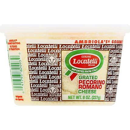 Locatelli Cheese Romano Grated Cup - 8 Oz - Image 6