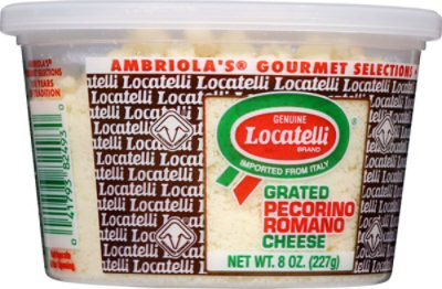 Locatelli Cheese Romano Grated Cup - 8 Oz - Image 6