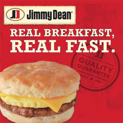 Jimmy Dean Sausage Egg & Cheese Biscuit Breakfast Sandwich 8 Count - 36 Oz - Image 3