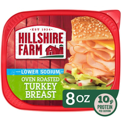 Hillshire Farm Ultra Thin Sliced Lower Sodium Oven Roasted Turkey Breast Sandwich Meat - 8 Oz