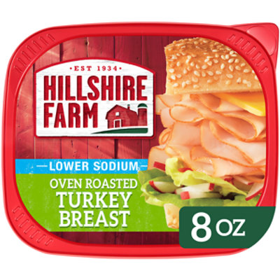 Hillshire Farm Ultra Thin Sliced Lunchmeat Lower Sodium Oven Roasted Turkey Breast - 8 Oz - Image 1