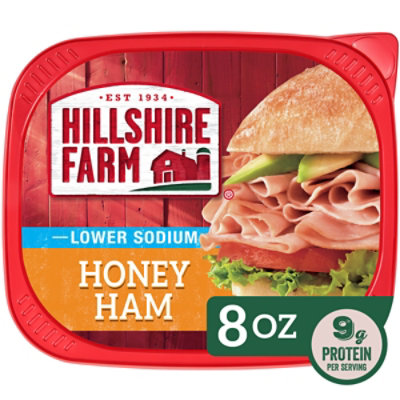 Hillshire Farm Ultra Thin Sliced Lower Sodium Honey Ham Sandwich Meat - 8 Oz