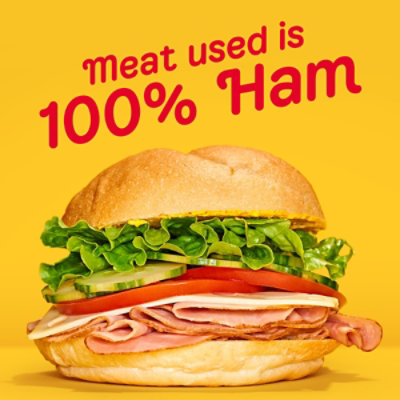 Oscar Mayer Deli Fresh Honey Uncured Ham Sliced Lunch Meat Family Size Tray - 16 Oz - Image 2