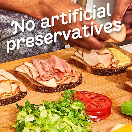 Oscar Mayer Deli Fresh Honey Uncured Ham Sliced Lunch Meat Family Size Tray - 16 Oz - Image 3