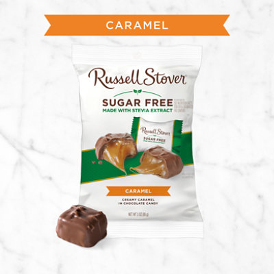 Russell Stover Chocolate Butter Cream Caramel with Milk Chocolate - 3 Oz - Image 2