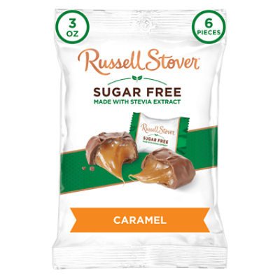 Russell Stover Chocolate Butter Cream Caramel with Milk Chocolate - 3 Oz