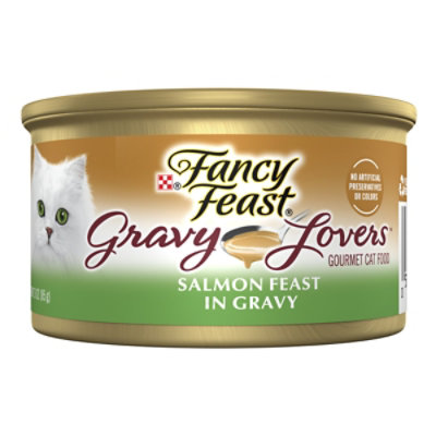 Fancy Feast Cat Food Wet Gravy Lovers Salmon In Seared Salmon Gravy - 3 Oz - Image 1