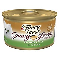 Fancy Feast Cat Food Wet Gravy Lovers Salmon In Seared Salmon Gravy - 3 ...