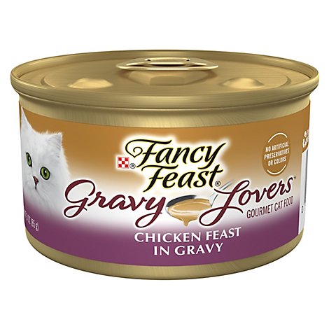 Fancy Feast Cat Food Wet Gravy Lovers Chicken In Chicken Gravy - 3 Oz