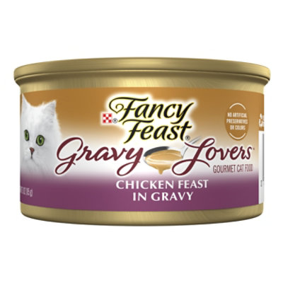 Fancy Feast Cat Food Wet Gravy Lovers Chicken In Chicken Gravy - 3 Oz