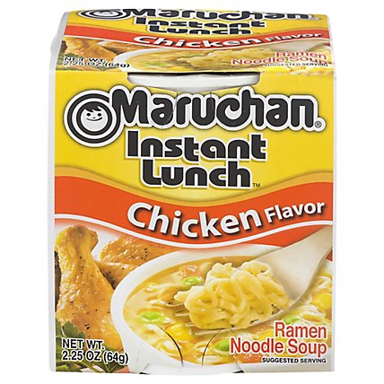 Maruchan Instant Lunch Ramen Noodle Soup Chicken Flavor - 2.25 Oz - Image 1