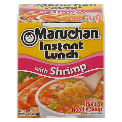 Maruchan Instant Lunch Ramen Noodle Soup with Shrimp - 2.25 Oz - Image 3