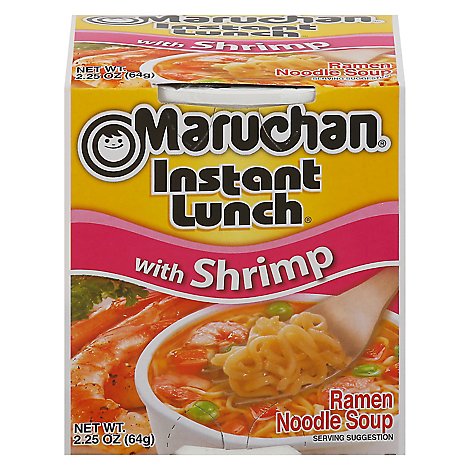 Maruchan Instant Lunch Ramen Noodle Soup with Shrimp - 2.25 Oz