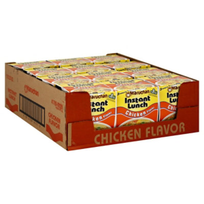 Maruchan Instant Lunch Ramen Noodle Soup Chicken Flavor - 12-2.25