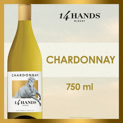 14 Hands Chardonnay White Wine Bottle - 750 Ml - Image 1