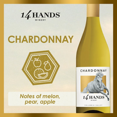 14 Hands Chardonnay White Wine Bottle - 750 Ml - Image 5