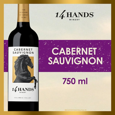 14 Hands Cabernet Sauvignon Red Wine Bottle - 750 Ml