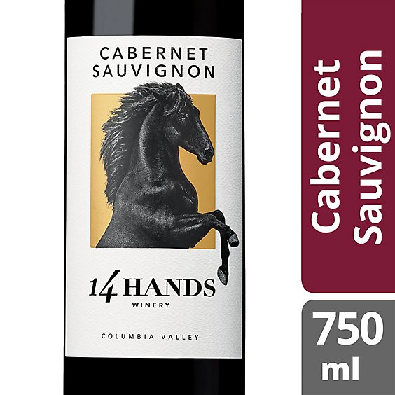 14 Hands Cabernet Sauvignon Red Wine Bottle - 750 Ml