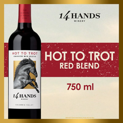 14 Hands Hot To Trot Red Blend Wine Bottle - 750 Ml - Image 1