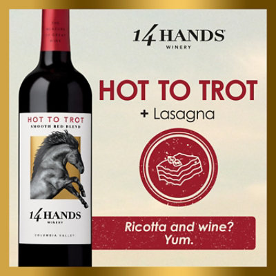 14 Hands Hot To Trot Red Blend Wine Bottle - 750 Ml - Image 2