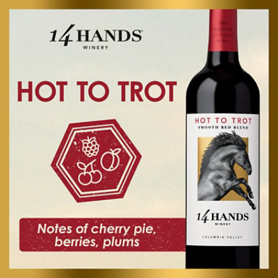 14 Hands Hot To Trot Red Blend Wine Bottle - 750 Ml - Image 5