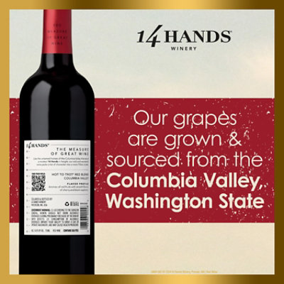 14 Hands Hot To Trot Red Blend Wine Bottle - 750 Ml - Image 3