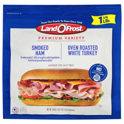 Land O' Frost Premium Variety Classic Ham & Turkey - 20 Oz