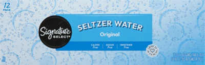 Signature SELECT Seltzer Water - 12-12 Fl. Oz. - Image 6