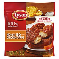 Tyson Fully Cooked Honey BBQ Frozen Chicken Strips - 25 Oz - Image 1